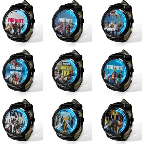 NEW Fortnite LED Watch Creative Personality Trend Fashion Male and Female Waterproof Watch Children Birthday Gifts