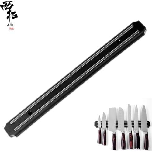 XITUO Knife Holder Wall-mounted Magnet Holder Damascus Chef Knife Cleaver Metal Magnetic ABS Kitchen Metal Magnetic Strip Holder
