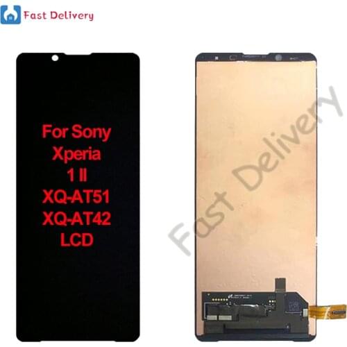 For Sony Xperia 1 II LCD Display Touch Screen Digitizer Assembly For Sony 1 II XQ-AT51 XQ-AT42 lcd Replacement Accessory 6.5"