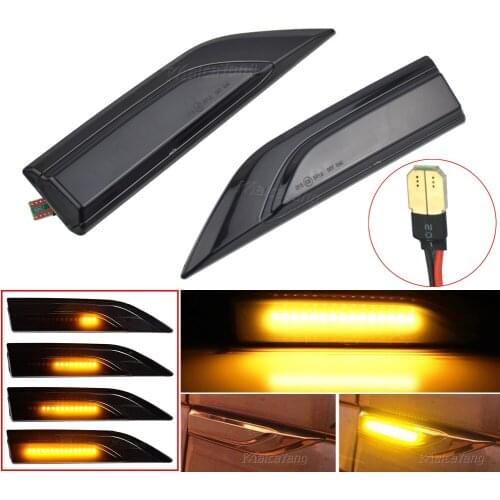 For VW Transporter Multivan T6 2016-2019 Dynamic LED Turn Signal Side Marker Light Repeater Sequential Lamp Flowing Indicator