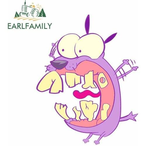 EARLFAMILY 13cm x 10.1cm for Stupid Dog Decal Anime Motorcycle Helmet Fine VAN Vehicle Windows Custom Printing Car Stickers