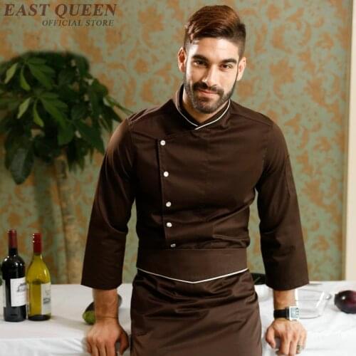 Chef jacket bakery uniforms cook clothes food service restaurant chef uniform catering clothing cook coat clothing DD1154