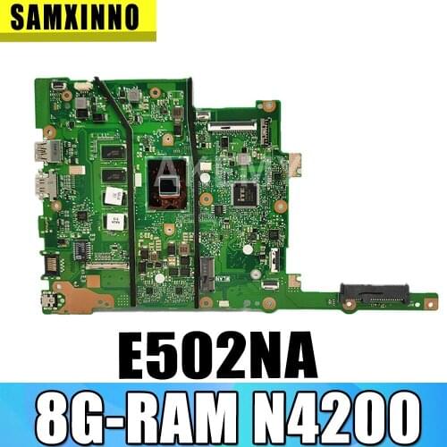 SAMXINNO 90NB0DI0-R00070 Laptop motherboard For E502N E502NA E402N E402NA E402NAS E502NAS mainboard W/ 8G-RAM N4200