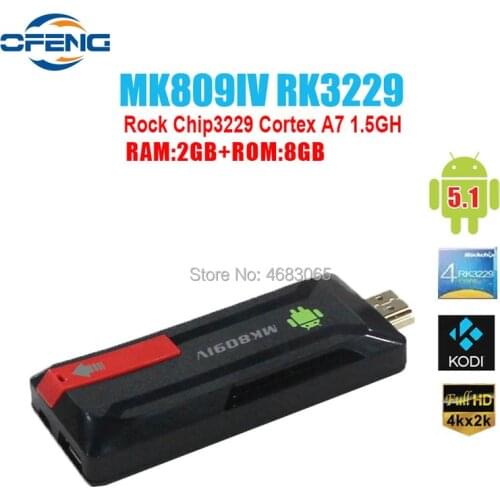 MK809IV Android TV Stick Android 7.1 MK809 4K TV Dongle Android AirPlay DLNA 4K HD media player TV stick MK809IV Stick