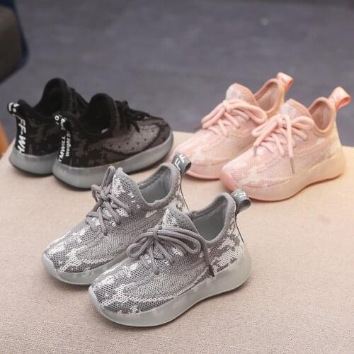 2021 Summer new Kid Running Sneakers Summer Children Sport Shoes Tenis Infantil Boy Basket Footwear Lightweight Breathable Girl