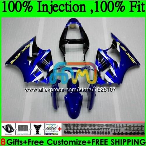 OEM For KAWASAKI 600CC ZZR600 ZX600CC Bodywork 14BS.14 ZZR-600 ZZR 600 05 06 07 Blue black 08 2005 2006 2007 2008 Fairing kit