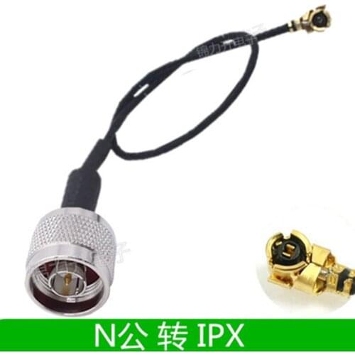 IPX to N male connector pigtail N Male to U.FL adapter cable for 3G 4G module network card of Minipcie package IPEX1 interface