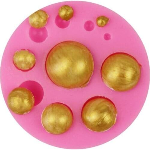 Sugarcraft Circle Pearl Silicone Mold Fondant Mold Cake Decorating Tools Chocolate Mould DIY Baking Candy Maker Mousse Mould