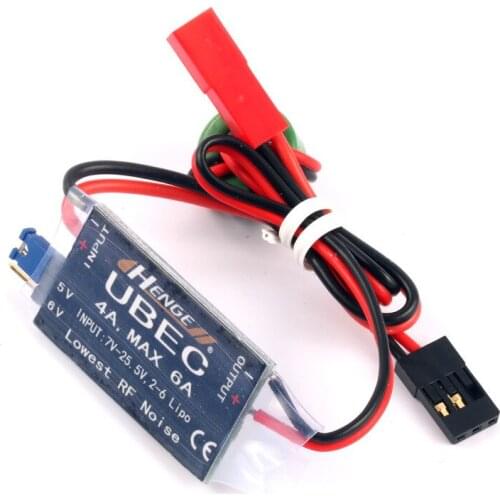 HENGE 4A UBEC Input 7V-25.5V 2-6S Lipo Output 5V 6V / 4A Continuous Max 6A Switch Mode BEC for RC Quadcopter Airplanes Car Parts