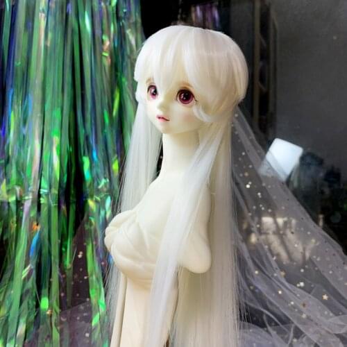 2021 New Style 1/3 1/4 1/6 1/8 Bjd SD Doll Wig High Temperature Wire Fiber Wig For Hair