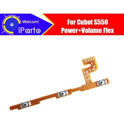 5.5 inch CUBOT S550 Side Button Flex 100% Original Power + Volume button Flex Cable repair parts for S550