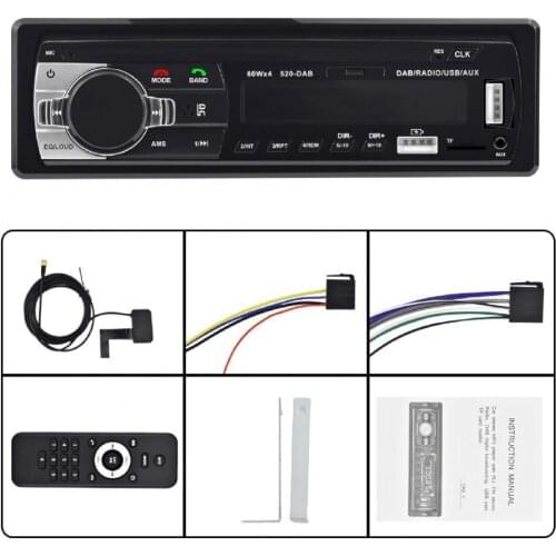 60% Dropshipping!520DAB Car Radio Player Bluetooth Card Insert Practical U Disk Radio MP3 Player for Vehicles