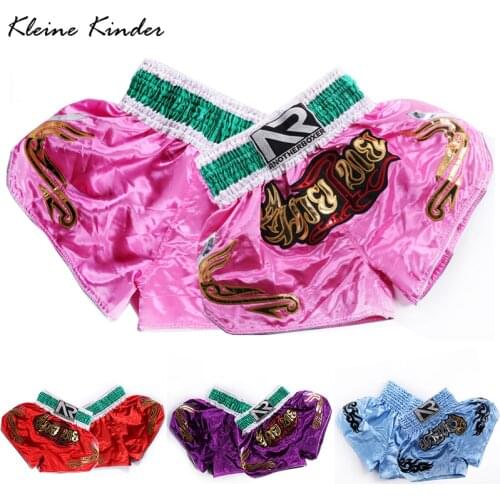 Boxing Shorts for Women MMA Muay Thai Boxeo Short Kids Kickboxing Fitness Gym Trunks Girls Bjj Training Fight Grappling Pants