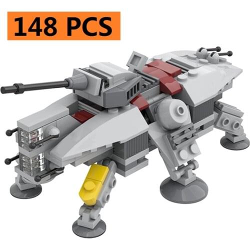 Buildmoc Movie All Terrain Tactical Enforcer Galactic Republic AT-TE Walker Building Blocks DIY Bricks Gifts Toys for Children