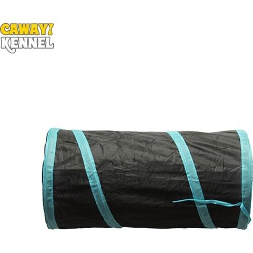 Cawayi Kennel Cat Tunnel Pet Tube Collapsible Play Toy Indoor Outdoor Kitty Puppy Toys for Puzzle Exercising Hiding Training