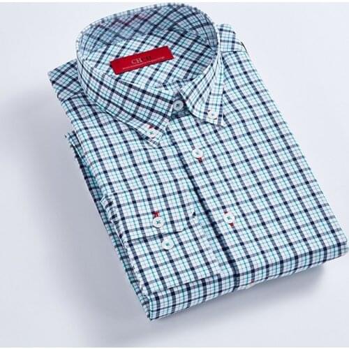 Мужские клечатые рубашки Chch China At AliExpress