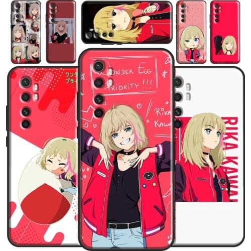 Rika Kawai Wonder Egg Priority Case For POCO X3 Pro M3 F3 Cover For Xiaomi Mi 10T Pro 11 Ultra A3 9 10 Mi Note 10 Lite
