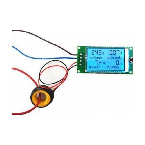 AC 110V-220V Digital LED 100A watt power meter volt amp Ammeter Voltmeter + CT