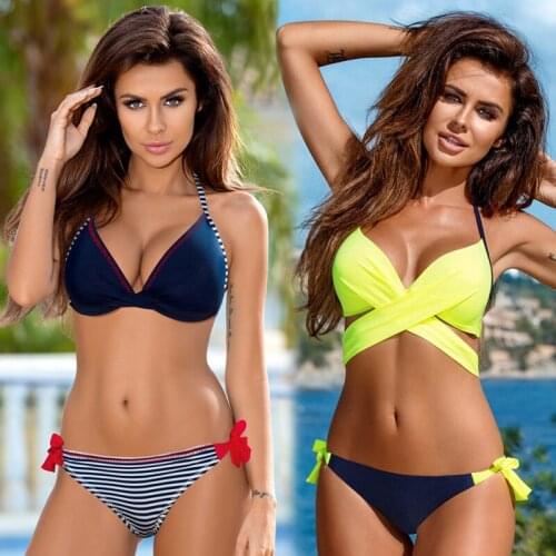 Купальники халтер De La Chance China At AliExpress