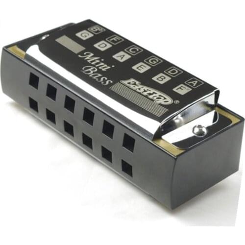 Easttop Brand T1-1 Mini Bass Harmonica Silver Armonica Professional Mouth Ogan Musical Instruments Harps Pocket Bass Harmonica