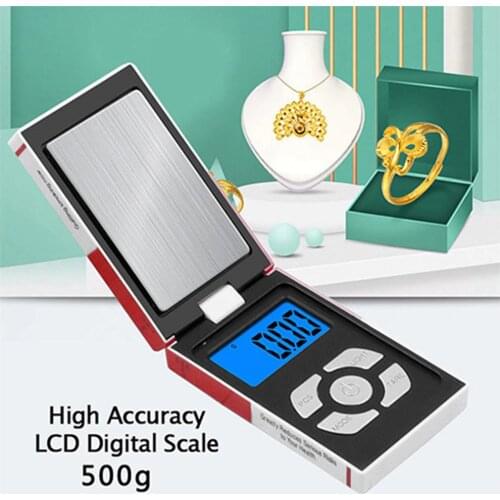 New 0.01g High Precision Electronic Scale Cigarette Case Shape Jewelry Scale Portable Digital Scale Electronic Weight Scale