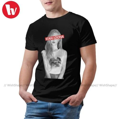 Loona Tshirt Graphic 100 Percent Cotton T Shirt Short Sleeves Basic Cute Custom Tops Man Big 3XL
