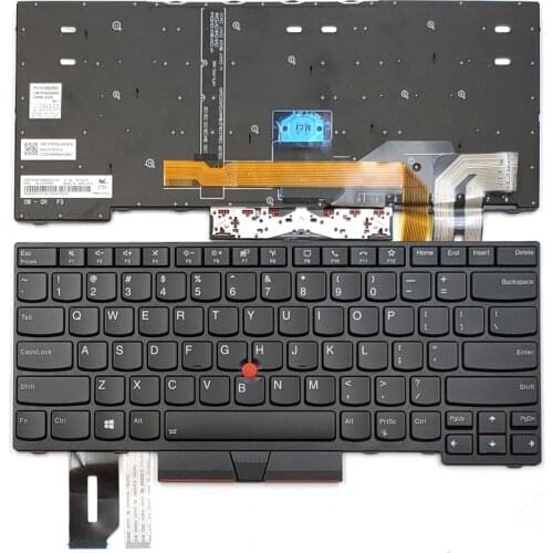 New For Lenovo Thinkpad T14 P14s Gen 1 Type 20S4 20S5 20S0 20S1 20S2 20S3 20UD 20UE Laptop Keyboard US Black With Backlit