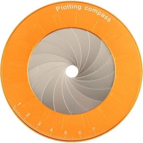 Circle Drawing Ruler Creative Adjustable Measurement Drawing Circle Tool 304 Stainless Steel Plotting Compass