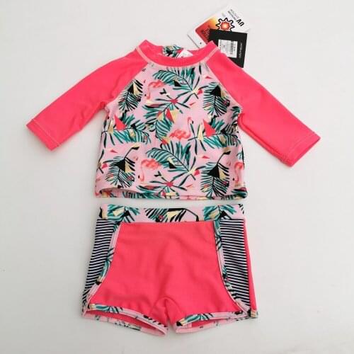 1-3T Top Quality Baby Girls Swimsuit Surfing Beach Swimwear Bathing Suit Swimming Suit Bebe Two Pieces Swim for Summer