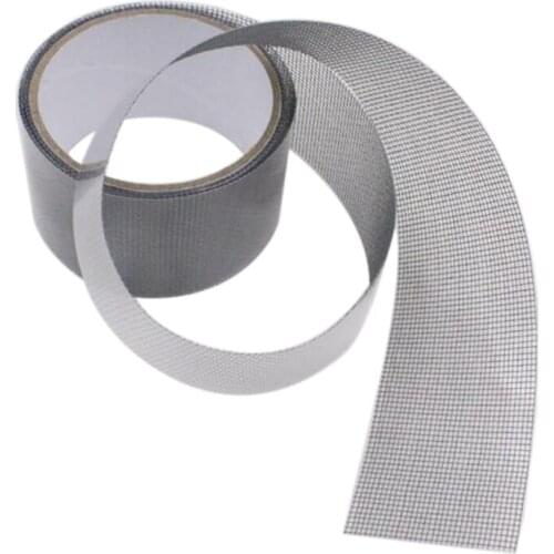 Window Screen Repair Kit Tape Strong Adhesive & Waterproof Fiberglass Covering Wire Mesh Repair For Window Screen