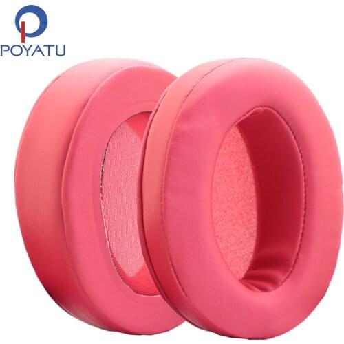 POYATU Headphone Cushion Pads Cover For JVC Kenwood HA-SZ1000-E Victer Stereo Headphones Replacement Earpads Pillow Leather Pads