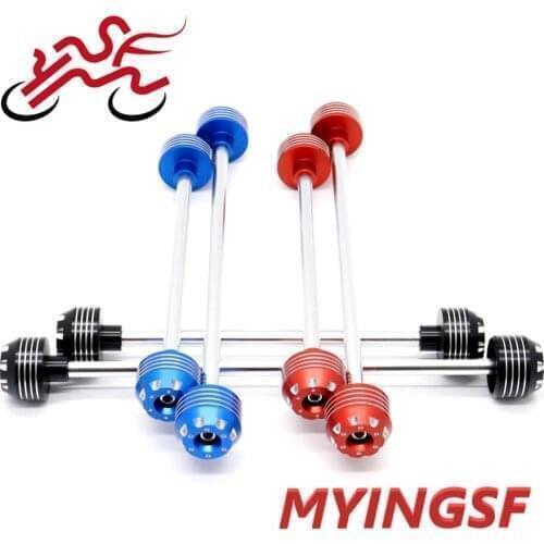 Front Rear Axle Fork Crash Sliders For KAWASAKI ZZR1400 ZX-14R NINJA 2006 - 2015 Motorcycle Accessories Wheel Protector ZX14R