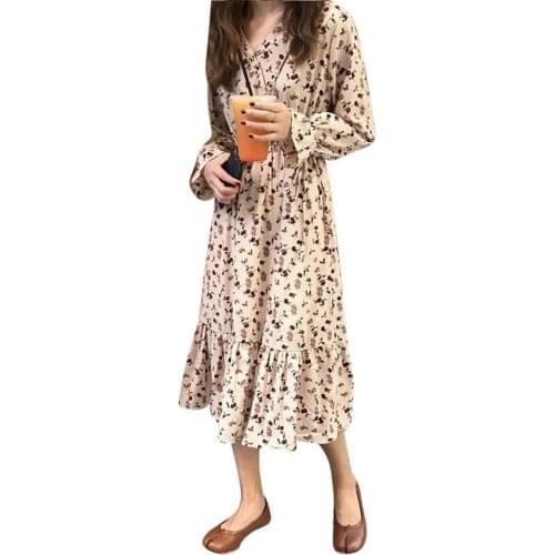 Casual Women Dresses Fashion Long Sleeve V Neck Drawstring Tie Loose Beach Party Midi Dress женское платье 2021