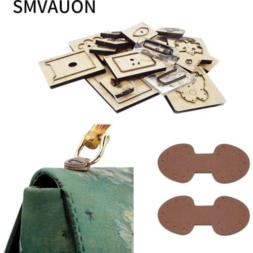 SMVAUON Wood Die Cutting DIY Making Decor Supplies Dies Template New Dies For 2021 Leather Tools Die Cutting Plates