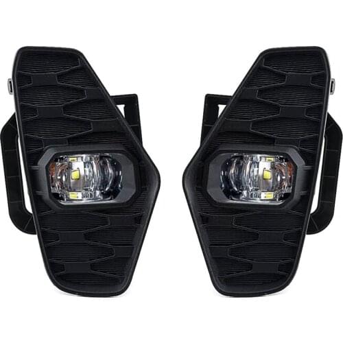 LED DRL Fog Light for Nissan NAVARA Nueva Facelift Pro-4X 2021 Fog Light Spot Light Fog Lamp Cover Grill Harness Switch