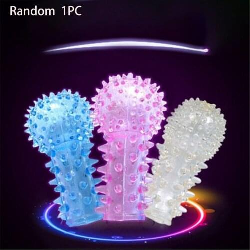 1PC Finger Sleeves Clitoris Vibrator Sex Toys For Woman Stimulator Vagina Strapon Sex Erotic Adults Products For Couples