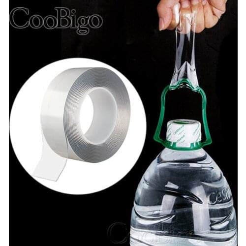 1pcs 1M 2M 3M 5M Traceless Magic Double-Sided Tape Adhesive Transparent Removable Reusable Waterproof Nano Cleanable Home