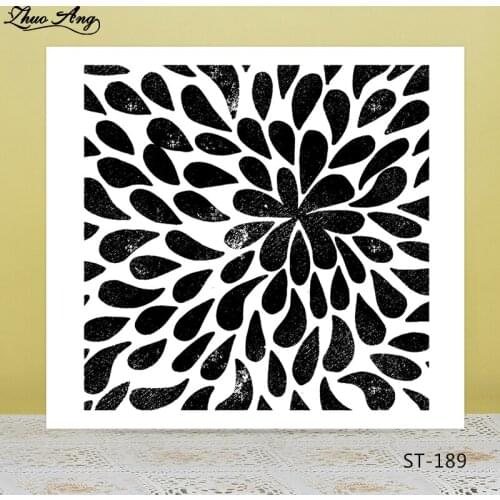 ZhuoAng Raindrop Style Coffee Drawing Clear Stamps/Seal For DIY Scrapbooking/Card Making/Album Decorative Silicon Stamp Crafts