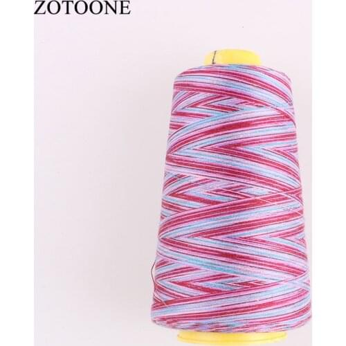 ZOTOONE Multicolor 40S/2 Polyester Sewing Thread 3000Y/Spool Industrial Sewing Thread Embroidery Hand Thread Machine Sewing Tool