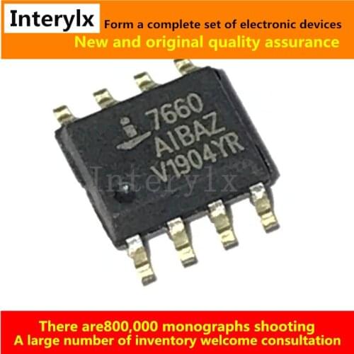 10PCS 100% NEW ICL7660AIBAZA-T ICL7660 SOP8 CMOS Voltage Converter