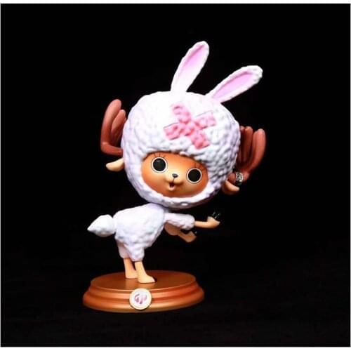 18Cm One Piece Rabbit Chopper Doll Q Version Action Figure Model Kawaii Cartoon Anime Chopper Figurines Ornament for Fans Gift