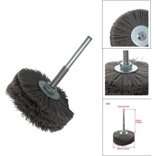 Hot Grinding Heads 800#~1000# Transparent Silk Flower Head Carbon Steel Nickel Plating Handle For Carpentry Furniture 1~2pcs