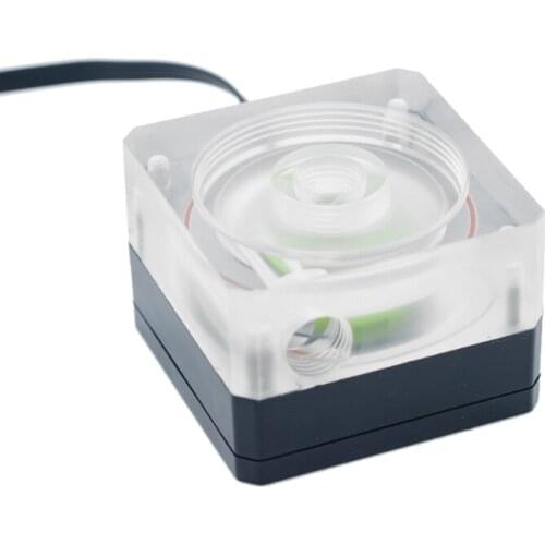 PUB-SZM6 Water Cooler Water Pump Ultra-Thin PWM Speed Control 4cm Thick Flow 500L Support OD50 Tank
