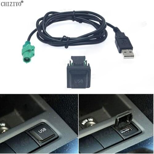 USB Audio Cable Adapter CD Player Radio Wire RCD510 RNS315 Cable For Magotan Touran POLO GTI Tiguan VW Audi Skoda