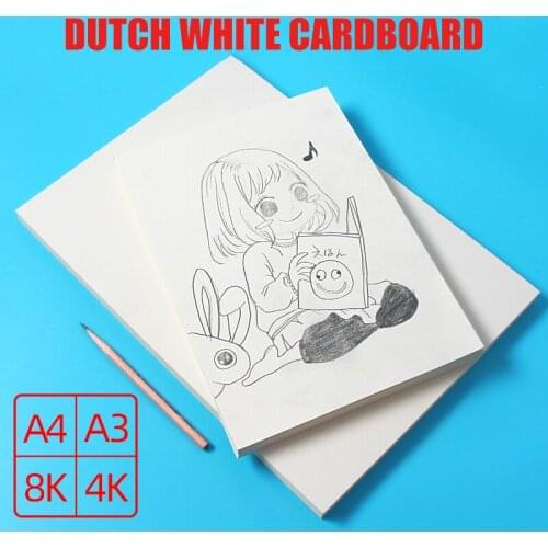 A3 A4 White Kraft Paper Diy Card Making 120g 180g 230g 300g 400g Craft Paper Thick Paperboard Cardboard 50pcs/lot Or 50pcs/lot