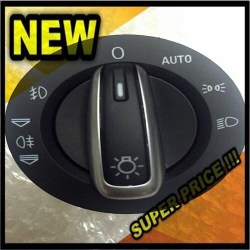 Free shipping # 4F1 941 531E For Audi car part A6 C6 4F S6 RS6 Q7 A6 4F Avant Chrome Headlight Fog Lamp control Switch