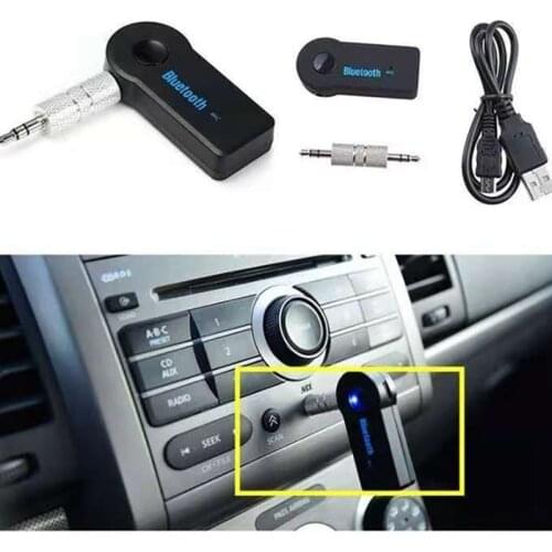Wireless Bluetooth 5.0 Receiver Audio 3.5mm Streaming Auto Transmitter Adapter Car Music Headphone Reciever Mic Handsfree For PC