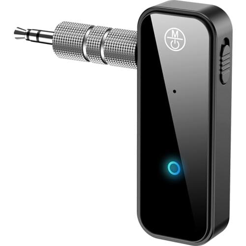 Mini Bluetooth-compatible 5.0 Adapter Wireless Music Receiver Music Audio Transmitter 3.5mm AUX Adaptador for PC TV Car