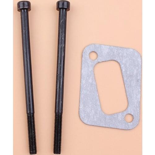 Muffler Bolts Gasket For HUSQVARNA 340 345 346 350 351 353 Jonsered 2141 2145 2150 Chainsaw 503204587 503862501