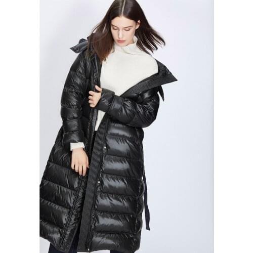 Black down jacket womens winter new style